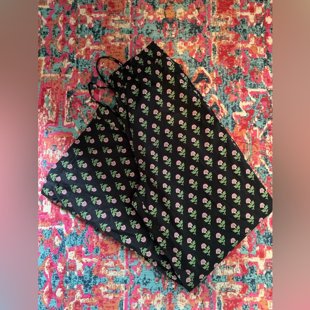Black wide leg pants